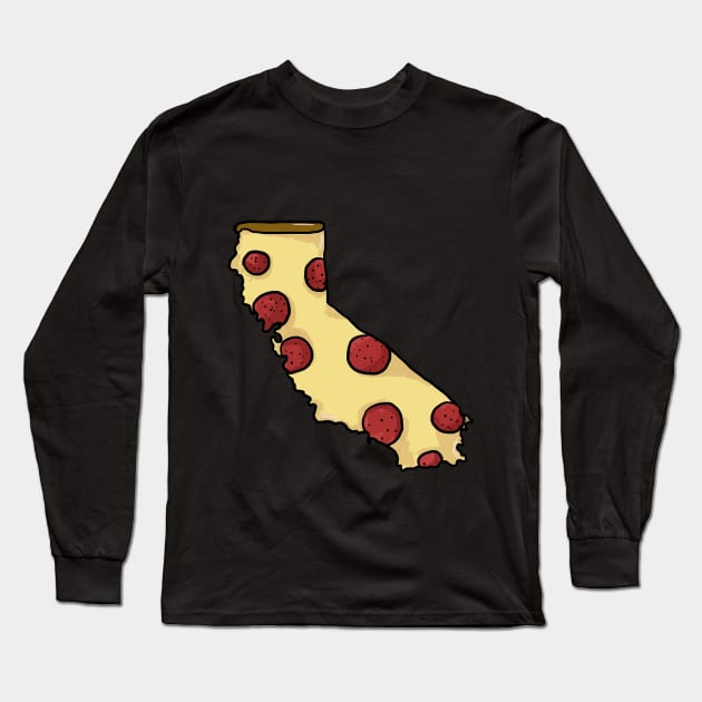 California Pizza Long Sleeve T-Shirt by BeverlyHoltzem